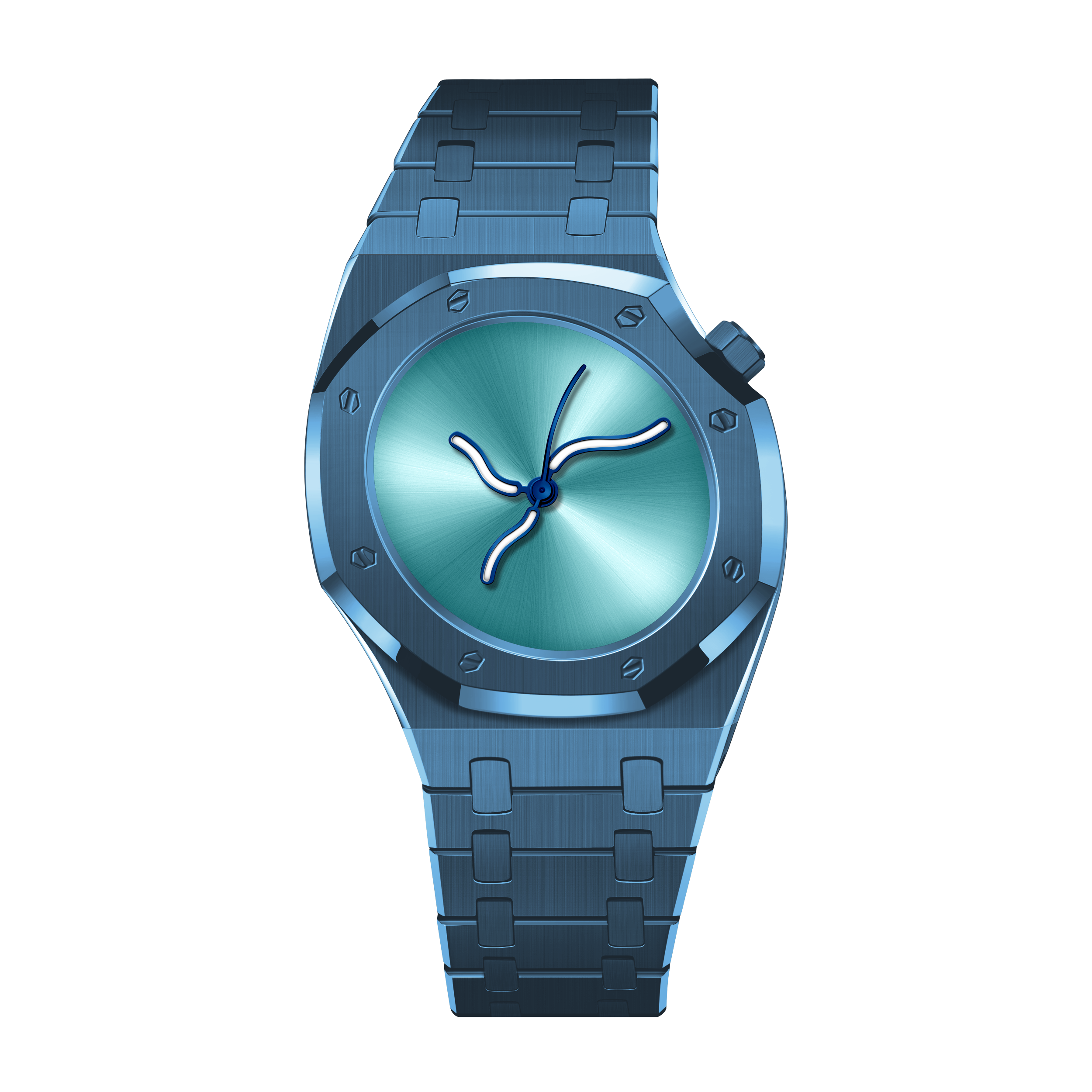 曲线橡树 - 极地蓝-极昼