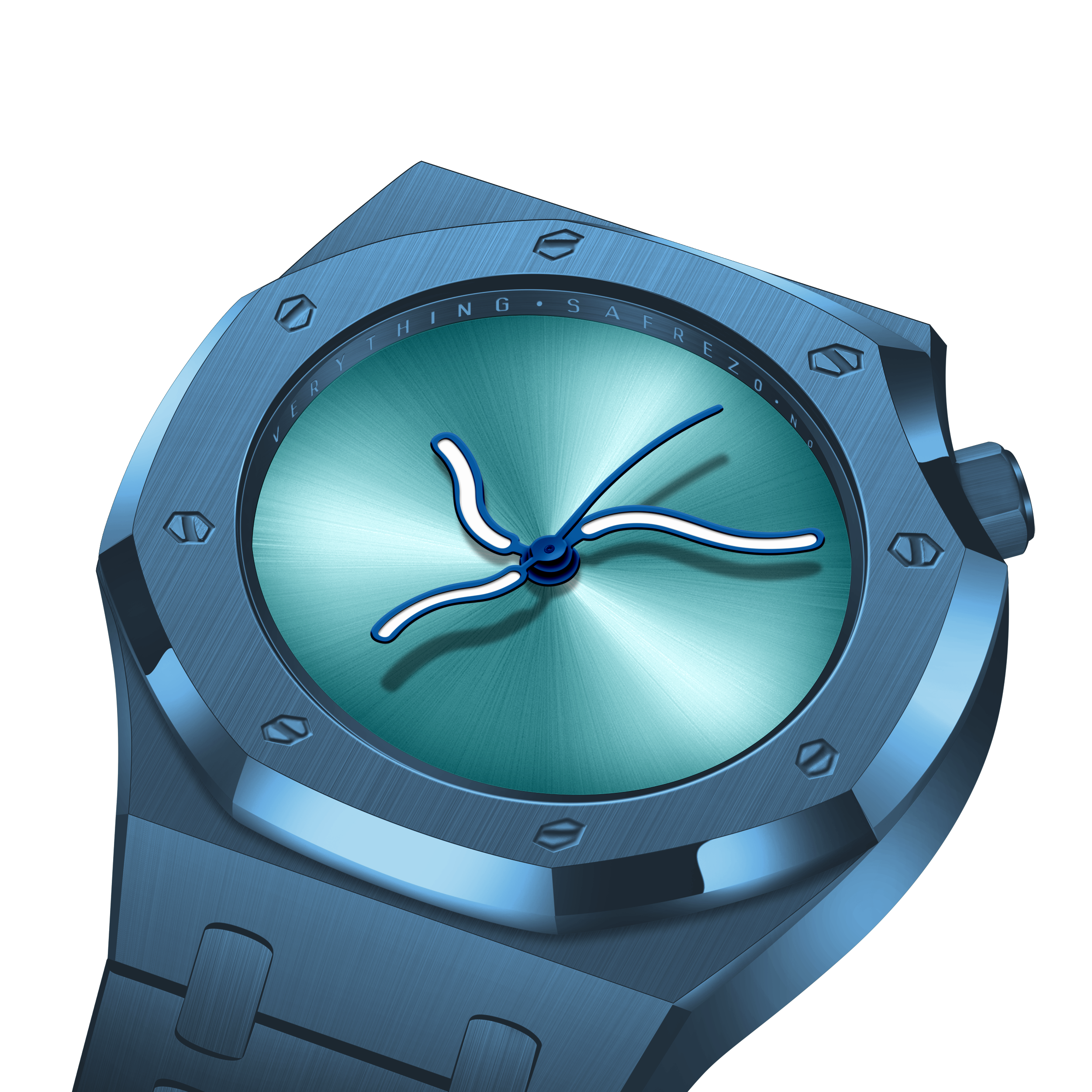 曲线橡树 - 极地蓝-极昼