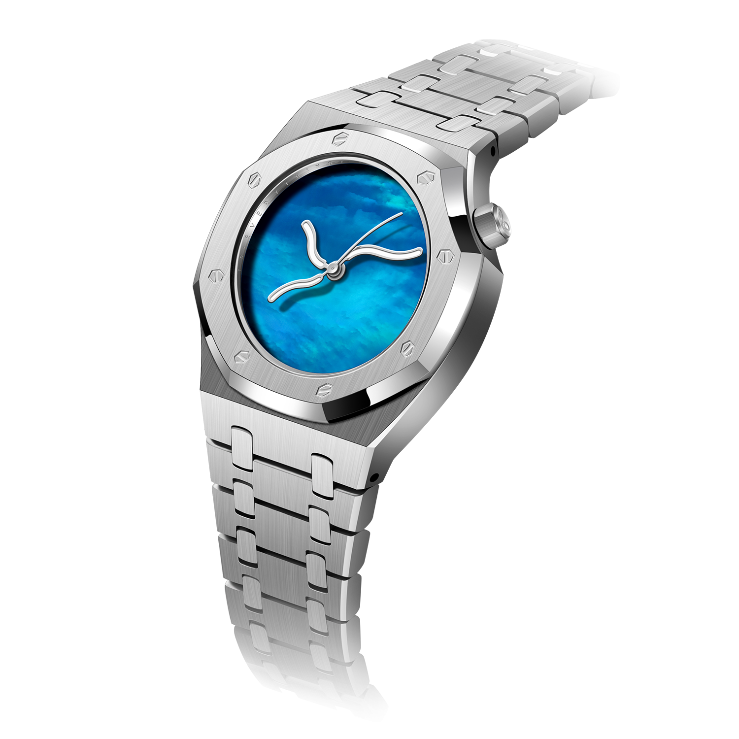 Safrezo Cirrus Cloud special edition designer watch side view